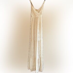 Lovestitch New Romance Lace Maxi dress cream - M